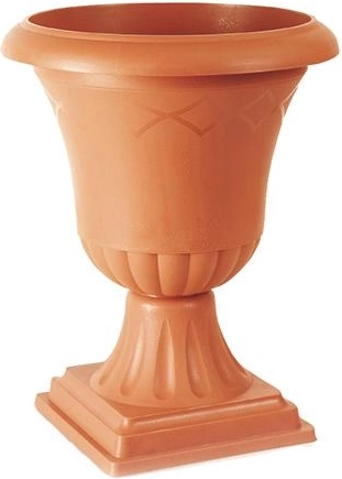 Květináč Atena s podstavcem, cihlový