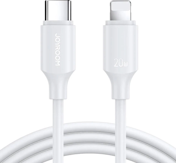Joyroom kabel USB-C na Lightning 20 W, 1 m (bílý)