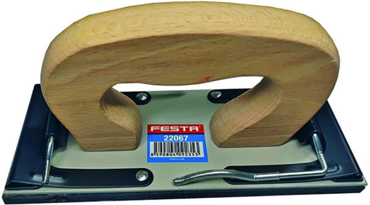 Dřevěný držák brusného papíru FESTA 170 × 70 mm