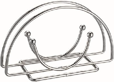 Stojánek na ubrousky chrom 14 × 5 × 10 cm