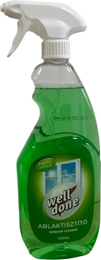 Well Done čistič oken Fresh Apple 750 ml