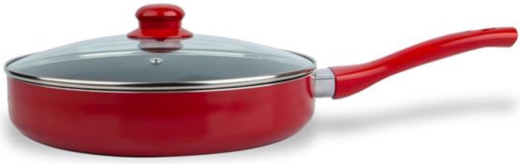 Hluboká pánev s poklicí 28 cm Kitchisimo, nepřilnavý povrch