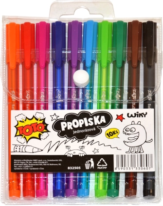 Barevná sada propisek TOTO