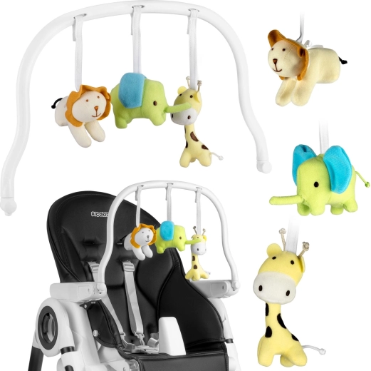 Hrazdička s hračkami ke krmící židličce Belo/Lindo/Tugo Ricokids - 1 kus