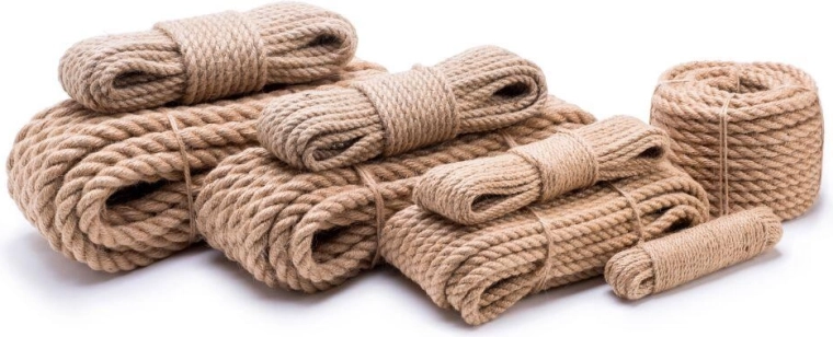 Jutový provaz 10 mm, 20 m