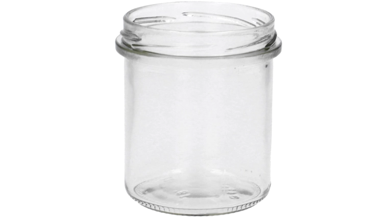 Skleněná zavařovací sklenice 350 ml, široké hrdlo 82 mm