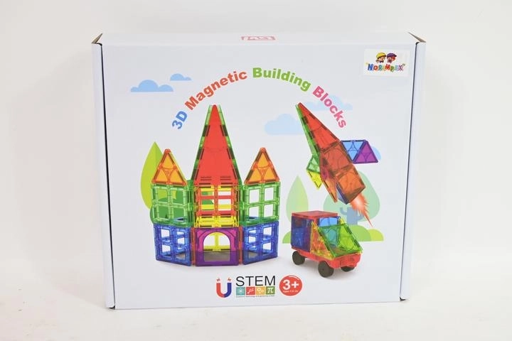 Magnetické 3D stavebnice – 30 dílů