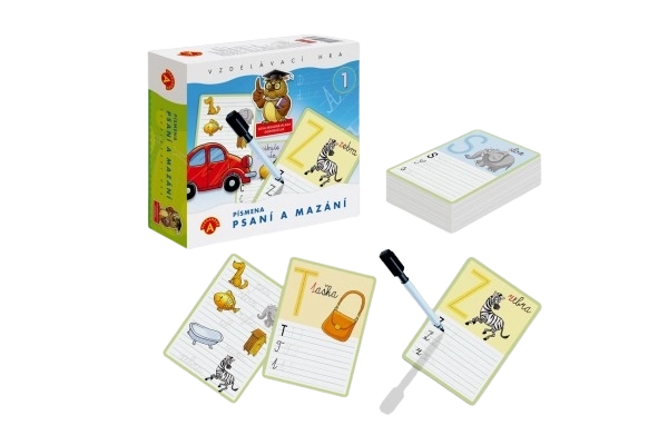 Alexander psaní a mazání písmen