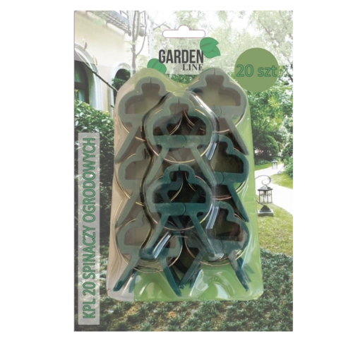 Sada 20 zahradních spon pro rostliny
