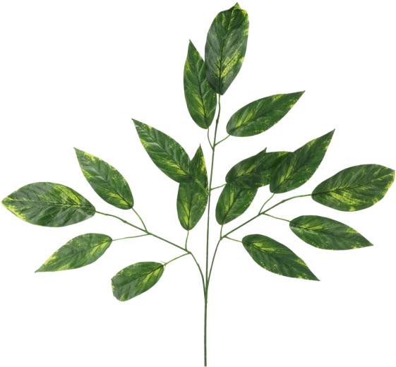 Umělá větvička s listy manga 69 cm