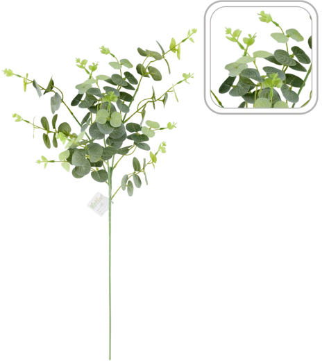 Umělá větvička Eukalyptus 61 cm zelená