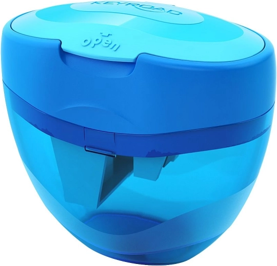 Ořezávátko Keyroad Tri Plus, plastové, modré