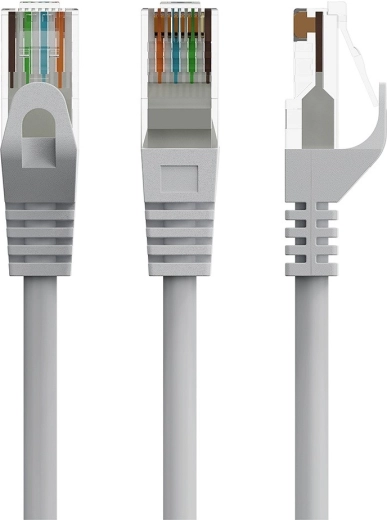 Patch kabel Cat 6 UTP 0,25 m šedý
