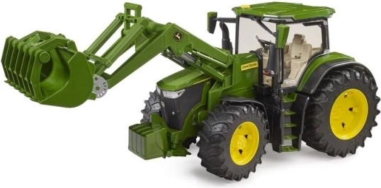 Traktor s čelním nakladačem John Deere 7R 350