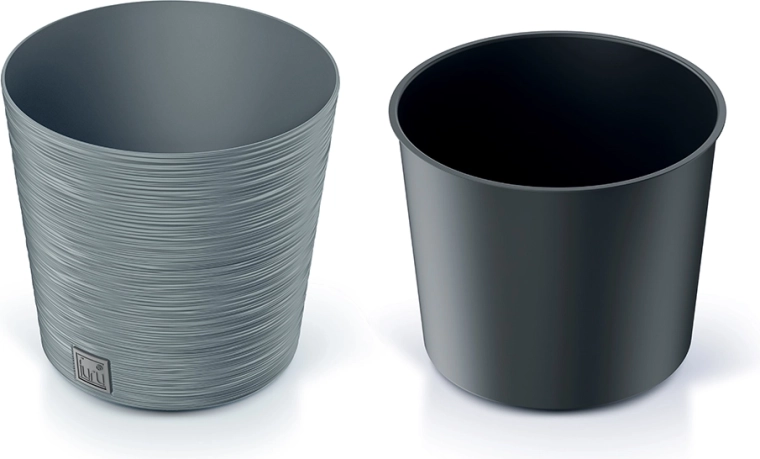 Květináč Furu Round 25 cm betonová barva