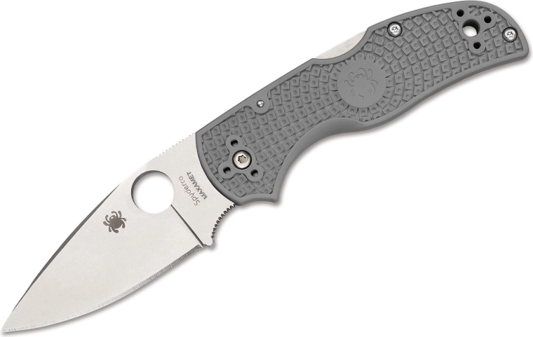 Kapesní nůž Spyderco Native 5 Lightweight šedý, Maxamet, satin
