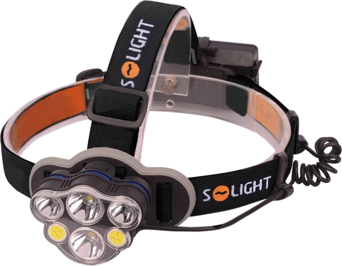 Solight nabíjecí LED čelová svítilna 550 lm