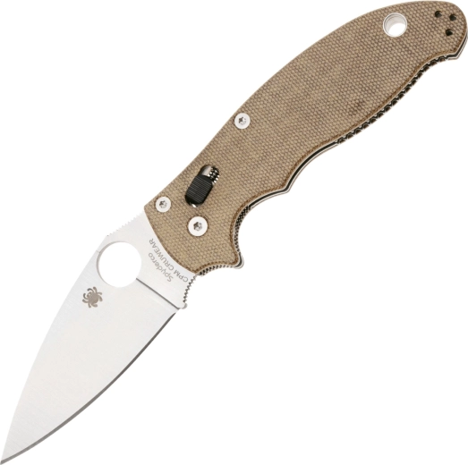 Zavírací nůž Spyderco Manix 2 Brown, CPM Cru-Wear, Micarta