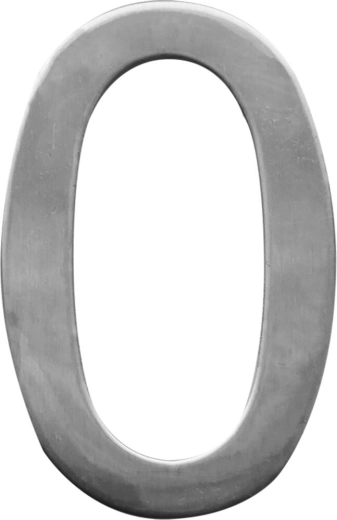 Domovní číslice STAR 0, 75 mm, nerez