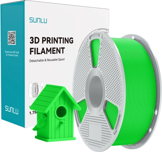 Sunlu asa filament zelený 1,75 mm