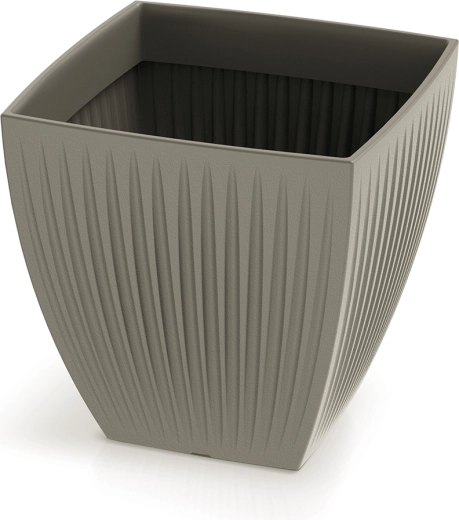 Květináč Latia Square 30 × 30 cm mocca