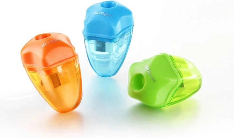 Ořezávátko s kontejnerem KEYROAD Star, plast, mix barev