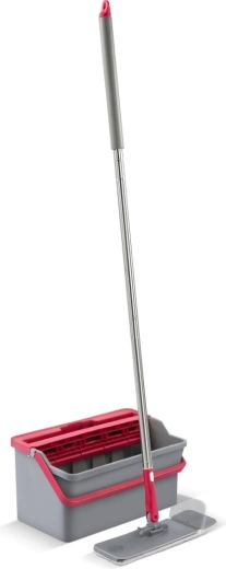 Lamart plochý mop s kbelíkem Clean 8 l