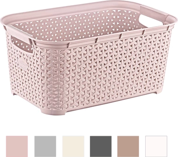 Obdélníkový koš na prádlo Rattan 26 l