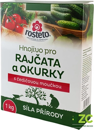Hnojivo s čedičovou moučkou na rajčata a okurky 1 kg