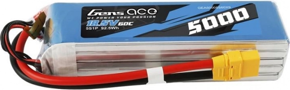 LiPo baterie Gens Ace 5000mAh 18,5V 60C pro RC modely