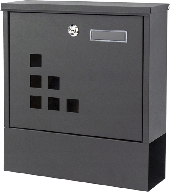 Poštovní schránka s držákem na noviny