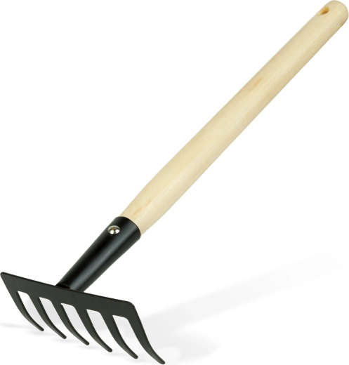 Zahradní hrábě s dřevěnou rukojetí 50 cm