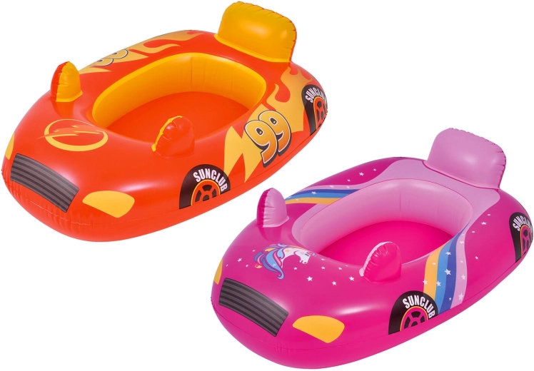 Dětský nafukovací člun AUTO 86 × 60,5 cm – mix barev
