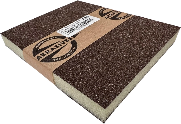 Brusná houba dvoustranná 120 × 95 × 10 mm, zrnitost 220