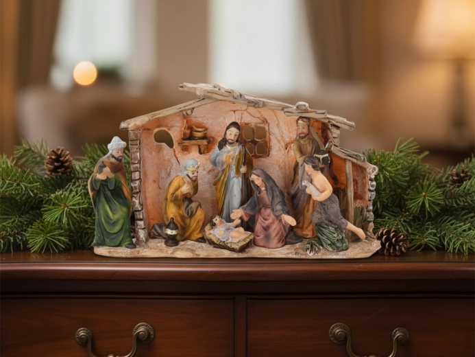 Vánoční betlém 17,5 × 5 × 10,5 cm