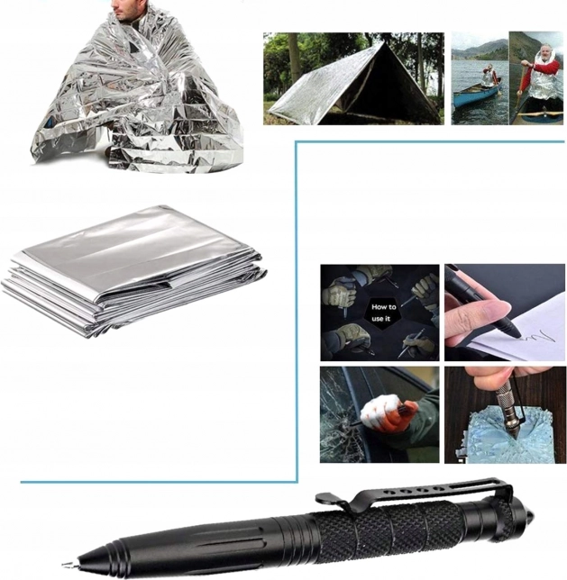 Survivalová sada 12 v 1 v pouzdře SOS