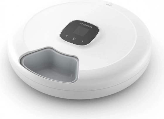 Inteligentní dávkovač krmiva petoneer nutrispin s 6 přihrádkami