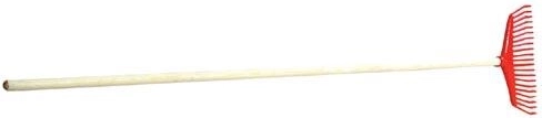 Švédské hrábě s plastovou hlavou a dřevěnou násadou 150 cm, 36 × 18,5 cm