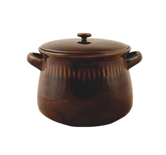 Keramický kvašák 3 l s poklicí, hnědý