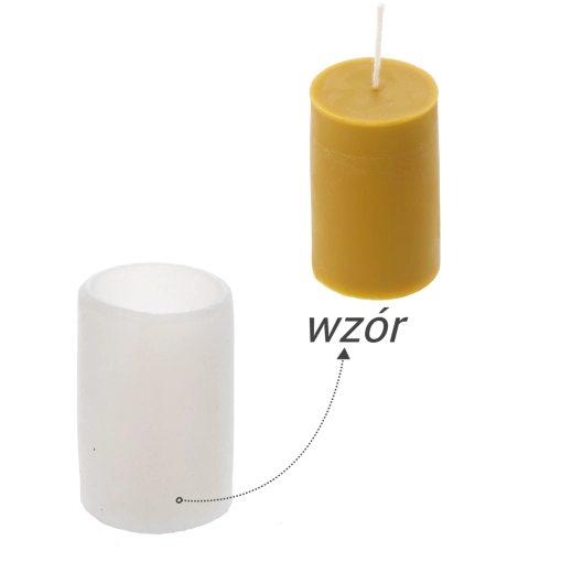 Silikonová forma na svíčky – hladký válec