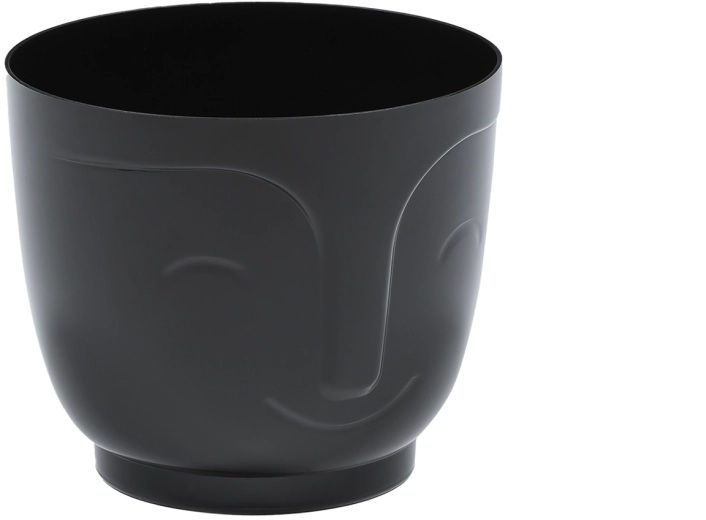 Dekorační obal na květináč Atena 16,5 cm černý