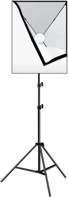 Studiová sada Puluz Softbox 50x70 cm se stativem a LED žárovkou