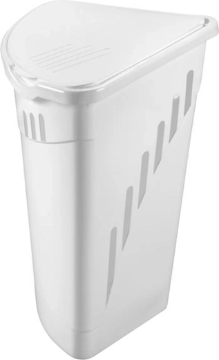 Plastový rohový koš na špinavé prádlo HEIDRUN 35 l