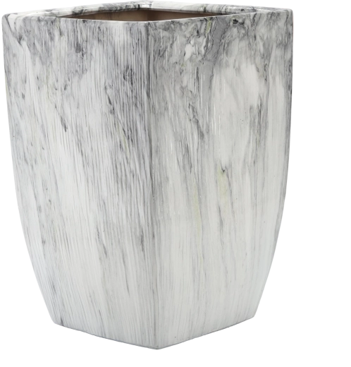 Keramický obal na květináč Lindon mramor 40 cm
