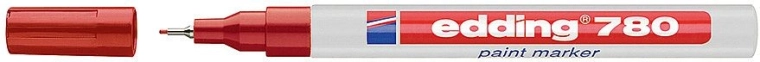 Lakový popisovač červený Edding 780