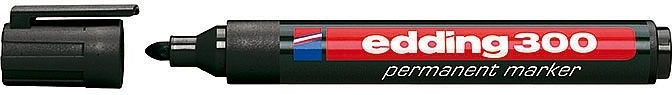 Průmyslový permanentní popisovač edding 300 černý