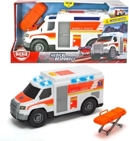 Ambulance s efekty a nosítky 30 cm