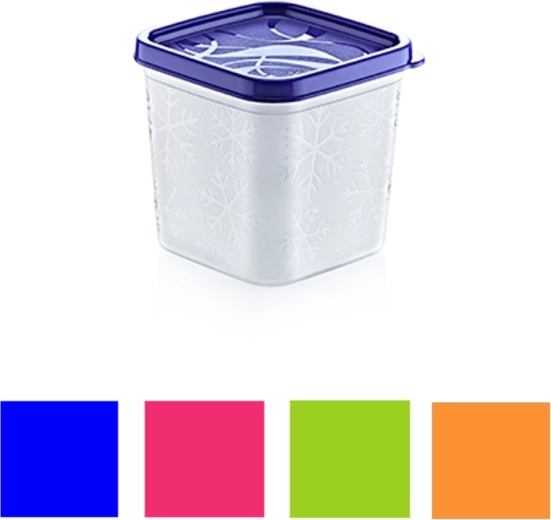 Čtvercová mrazicí dóza No-Frost 0,38 l