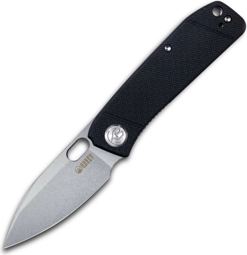 kapesní nůž Kubey Hyde 7,5 cm, pískovaný, černý, G10