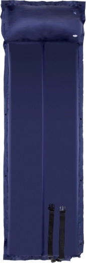 Samonafukovací karimatka s polštářkem NILS Camp modrá